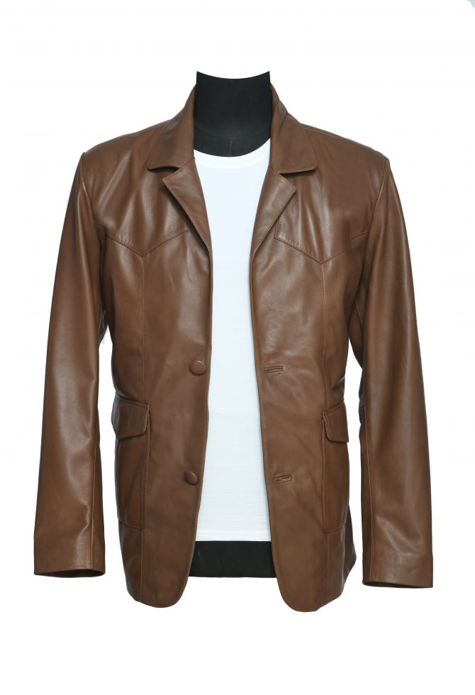 Western Blazer Tan Color