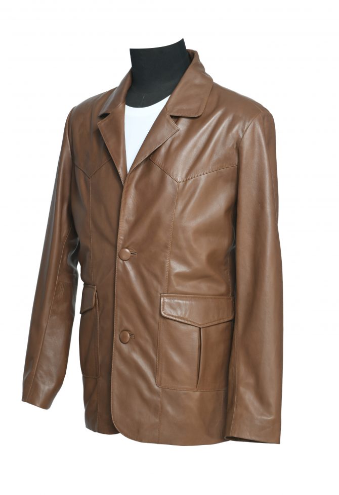 Western Blazer Tan Color