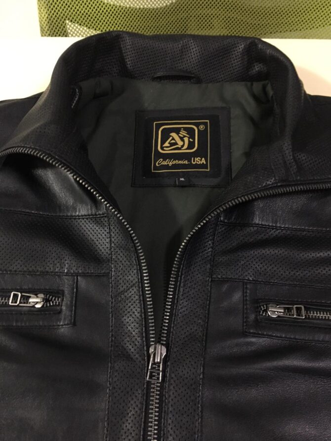 Perforation Zipper Jacket