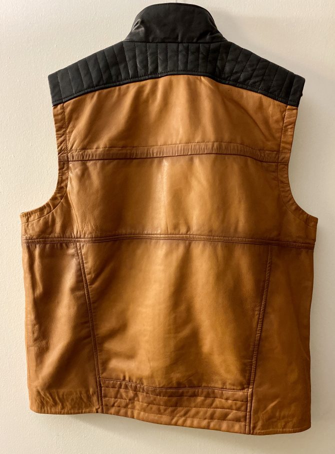 AJ-01 Lamb Leather Tan Vests