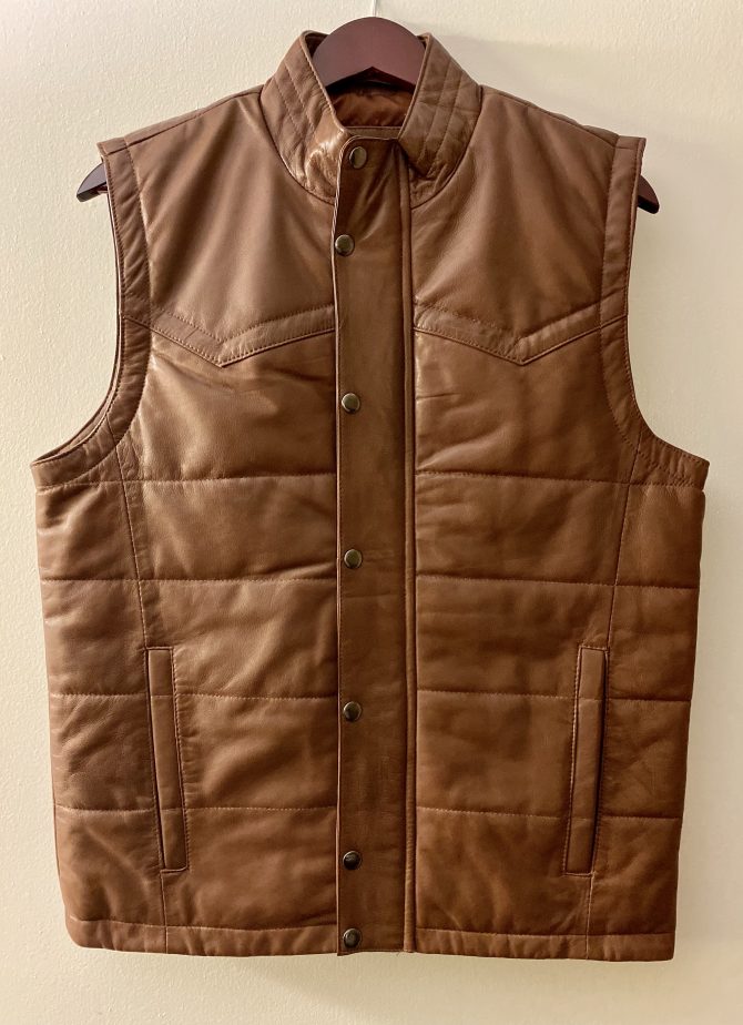 AJ-02 Padded Vests Tobacco Color