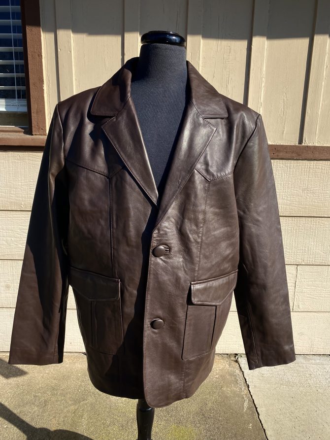 Western Blazer Chocolate Color